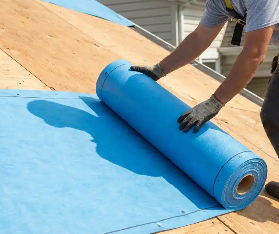 Roofing underlayment membrane for pitched roof applications